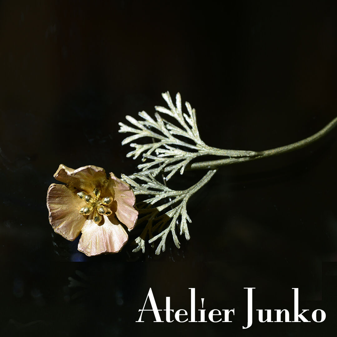 カルフォルニアポピー ブローチ NN-JW5786BZYP | Atelier Junko カルフォルニアポピー ブローチ NN-JW5786BZYP | Atelier Junko