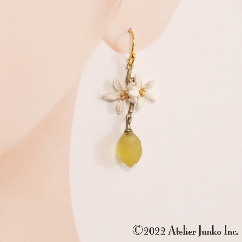 レモン ピアス フラワー NN-JW3318BZ | Atelier Junko EC shop