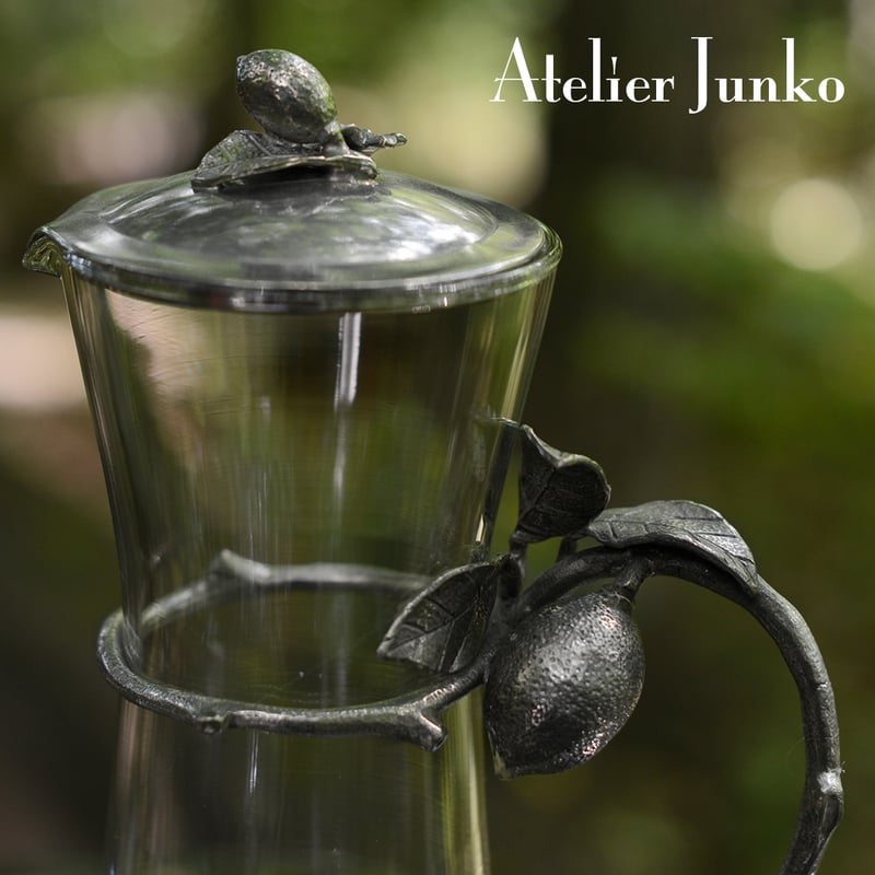 グラスピッチャー ロング レモン （フタ付き）Jug long Lemon with lid
