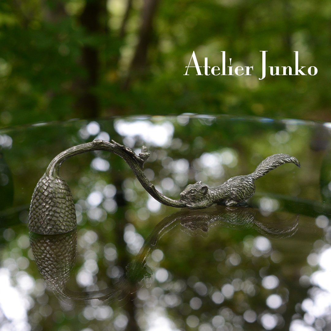 キャンドル消し リス Candle snuffer squirrel | Atelier Ju
