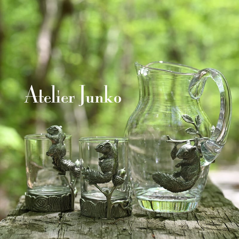 ミディアムグラス ボースハングリス Medium glass Squirrel | Ateli