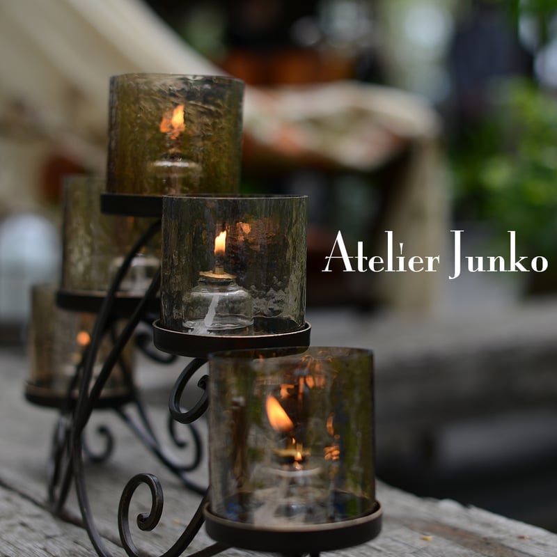 キャンドルスタンド 5ホルダー ロートアイアン | Atelier Junko キャンドルスタンド 5ホルダー ロートアイアン | Atelier Junko