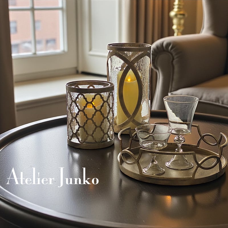 キャンドルホルダー アラベスク Candleholder Arabesque | Atelie