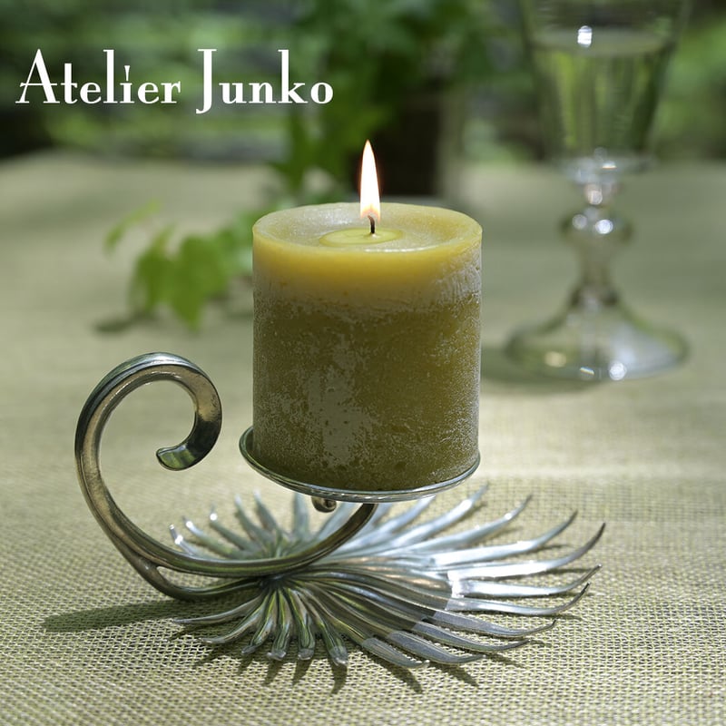 キャンドルスタンド パームリーフ Candle Stand Palm Leaf | Ateli