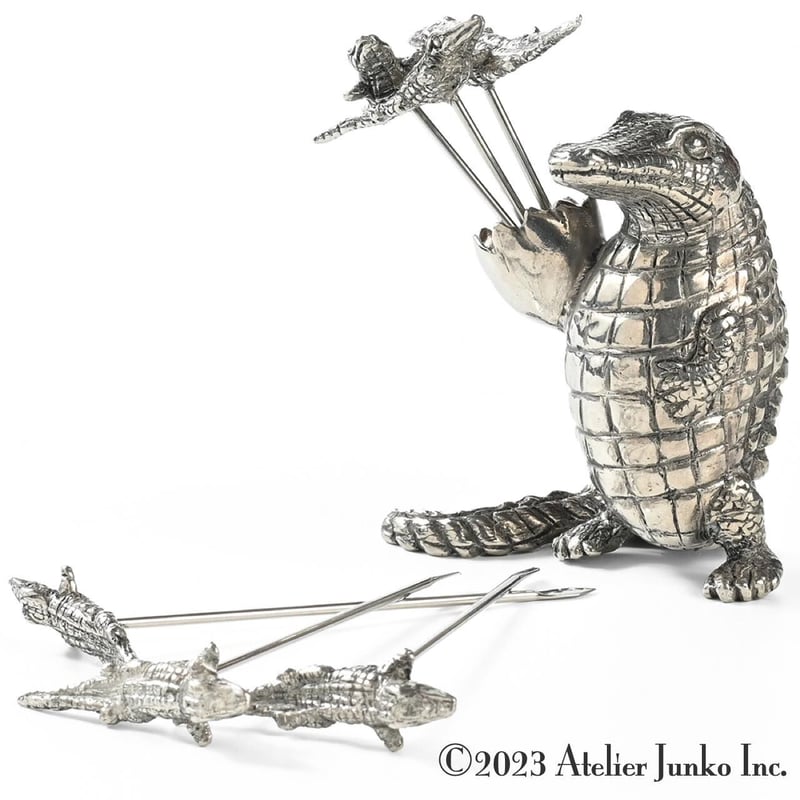 ラジコン クロコダイル&フィギュアセット ピックセット クロコダイル Cocktail Pick Set Crocodile | At