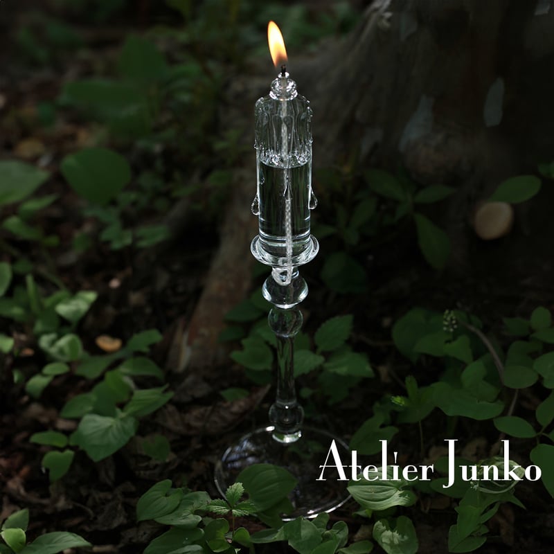 グラスオイルランプ グラススタンド Glass oil lamp with stand グラスオイルランプ グラススタンド Glass oil lamp with stand
