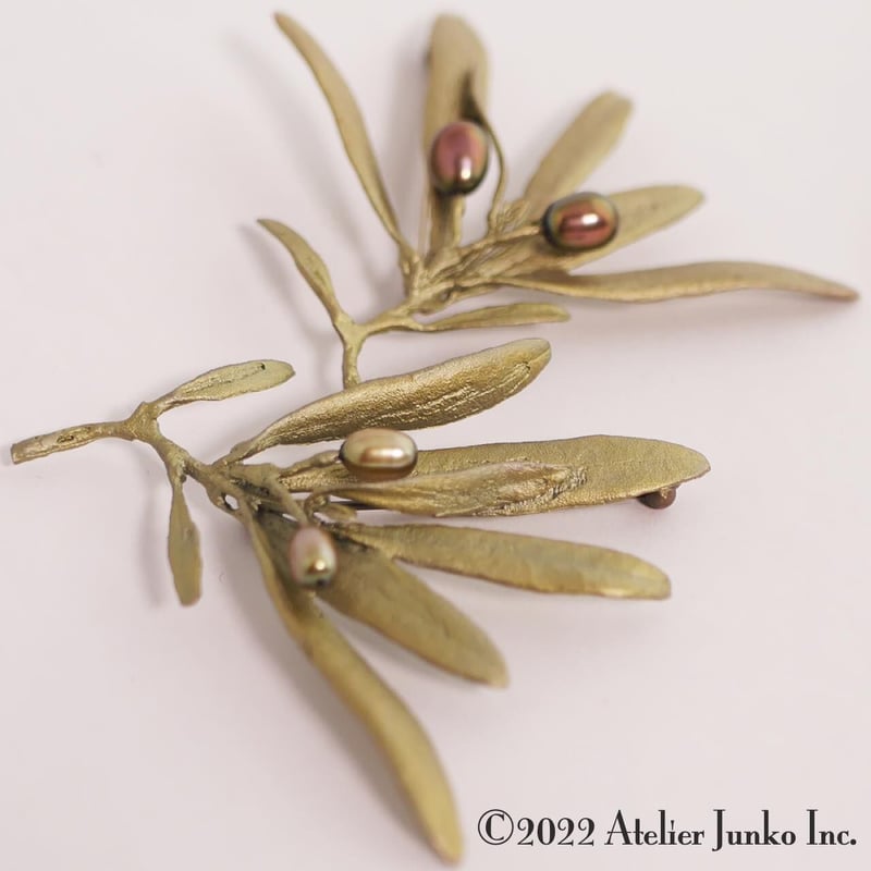 オリーブ ブローチ NN-JW5604BZOP | Atelier Junko EC shop