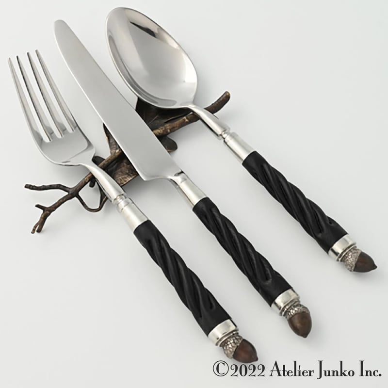 カトラリー ディナー ウッドハンドル エコン Cutlery Wood
