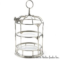 ２段ケーキスタンド　バードケージ Cake stand bird cage