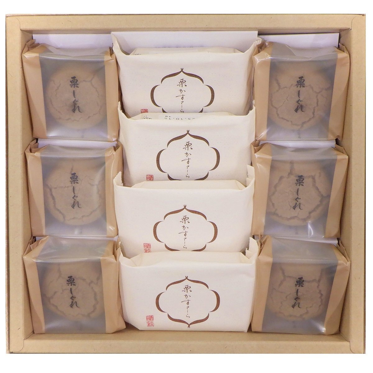 栗かすてーら詰合せ（2種10個入） | 日本橋屋長兵衛｜送料無料