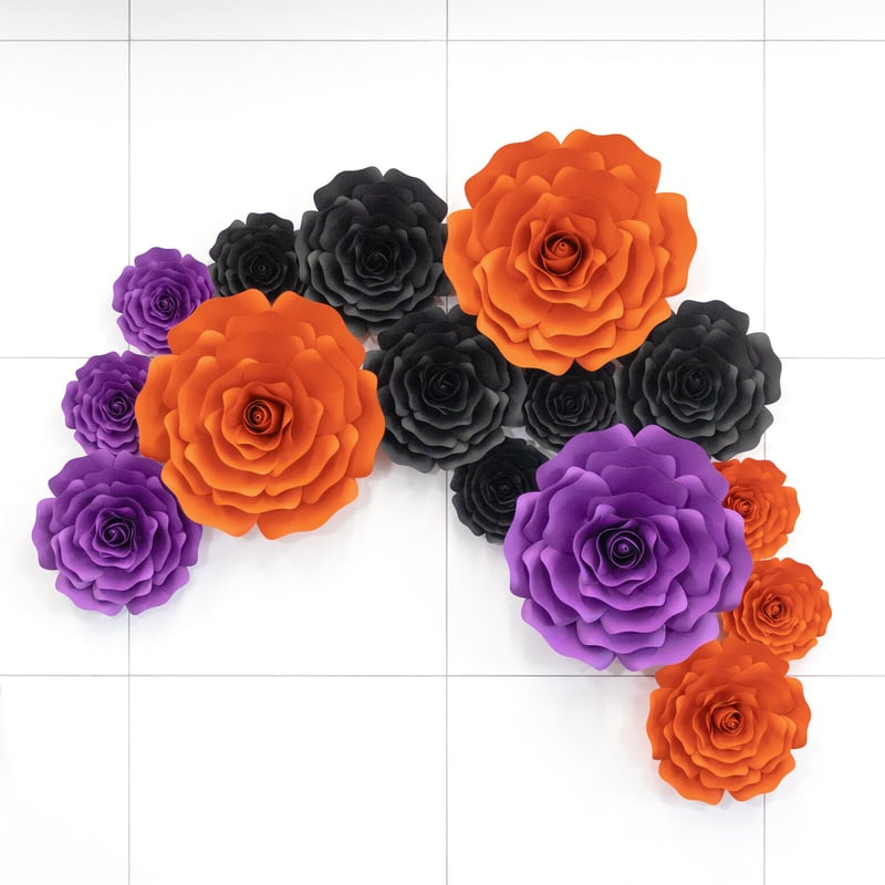 ジャイアントペーパーフラワー （黒） | 紙夢（カミユメ）Online Shop  