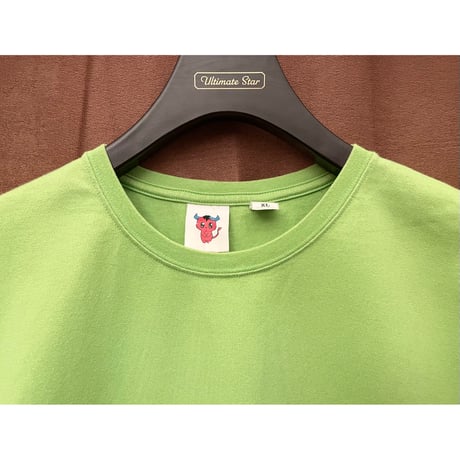 MADE IN JAPAN製 PHENOMENON 2008年モデル バックプリントノースリーブTシャツ ライトグリーン XLサイズ