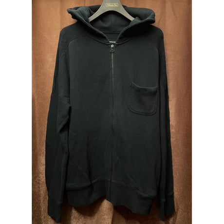 T by ALEXANDER WANG スウェットフルジップパーカー ブラック Lサイズ