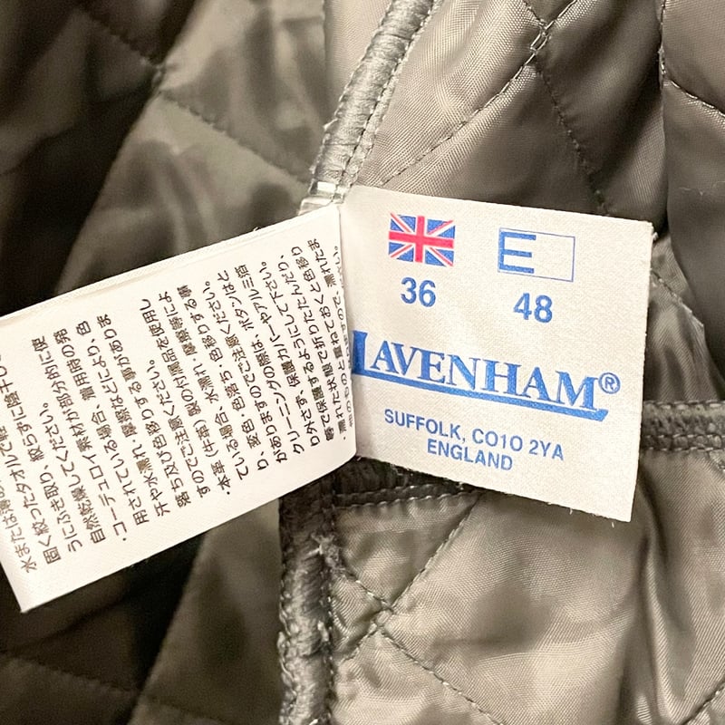 MADE IN ENGLAND製 LAVENHAM フード付きウールキルティング MADE IN ENGLAND製 LAVENHAM フード付きウールキルティング