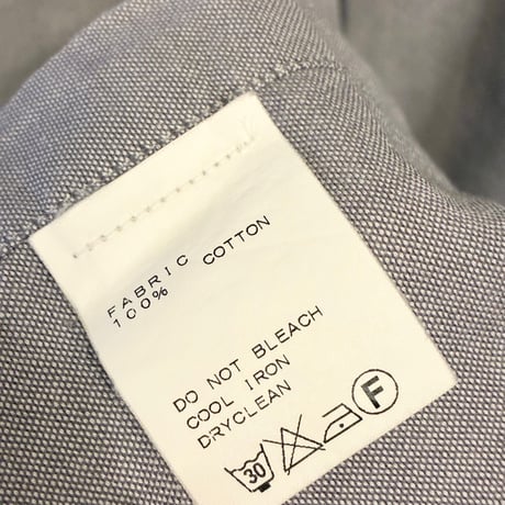 【JOURNAL STANDARD 取り扱い】 MADE IN ITALY製 S.F.R. 976 長袖ボタンダウンオックスフォードシャツ グレー Mサイズ