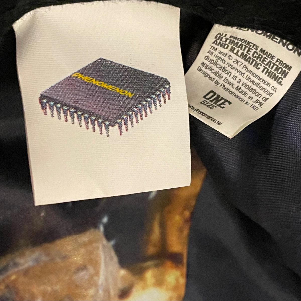 PHENOMENON 2007年モデル ロゴプリントスナップバックキャップ PHENOMENON 2007年モデル ロゴプリントスナップバックキャップ