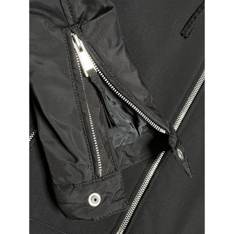 MADE IN ITALY製 DSQUARED2 SKI ライダースジャケット ブラック 50サイズ