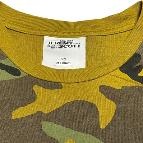 adidas × JEREMY SCOTT コラボプリントTシャツ 迷彩 Mサイズ