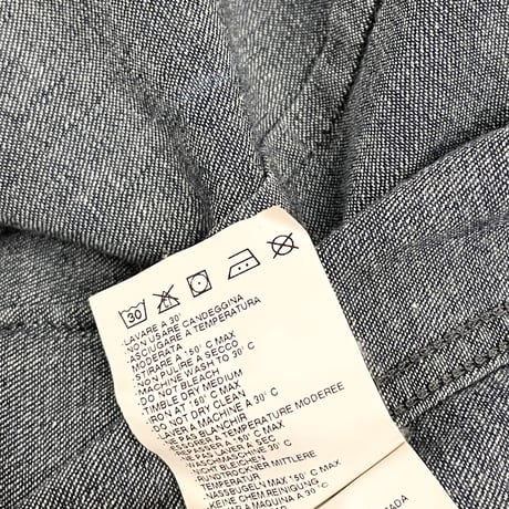 MADE IN ROMANIA製 Just Cavalli 長袖デニムシャツ インディゴ 50サイズ