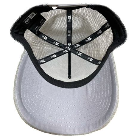NEW ERA CALIFORNIA REPUBRIC パイル地スナップバックメッシュキャップ グレー Fサイズ
