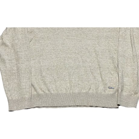 HUGO BOSS コットンVネックセーター ベージュ Mサイズ