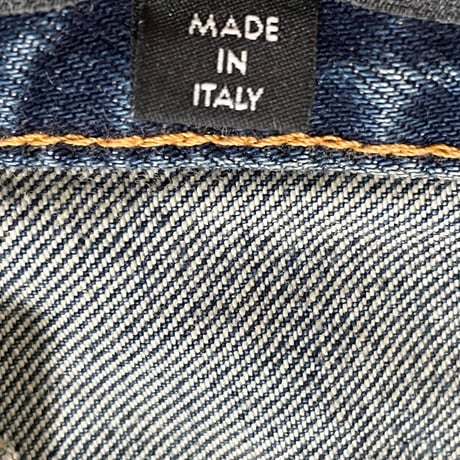 ☆タグ付き新古品☆ MADE IN ITALY製 Just Cavalli スタッズ付きダメージ加工デニムパンツ インディゴ W40サイズ