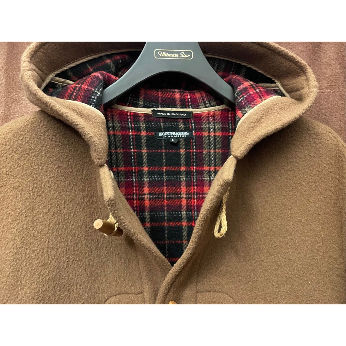 MADE IN ENGLAND製 UNITED ARROWS BLUE LABEL ダッフルコ