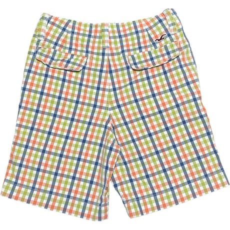 HOLLISTER チェック柄ハーフパンツ マルチカラー W30サイズ