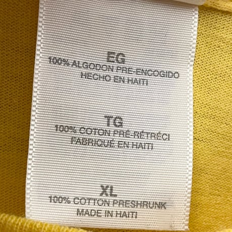 ROC-A-FELLA RECORDS GILDANボディ ロゴプリントTシャツ イエロー XLサイズ