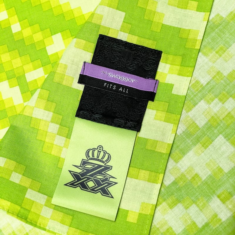 激レア SWAGGER × ZEEBRA コラボレーションバンダナ ライトグリーン