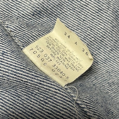 ▲訳あり商品▲ MADE IN USA製 LEVI'S デニムジャケット 70506-0217 ライトインディゴ 40サイズ