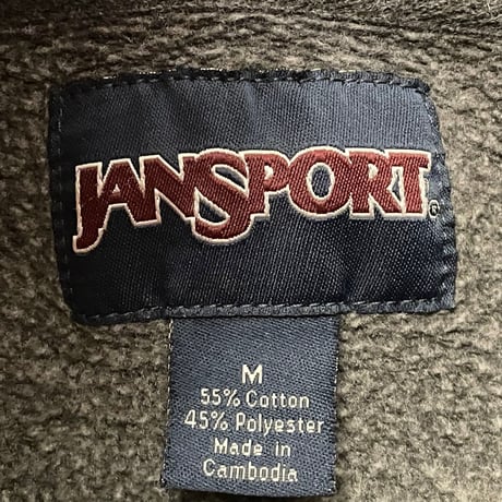 JANSPORT OAKLAND UNIVERSITY フルジップカレッジパーカー チャコールグレー Mサイズ