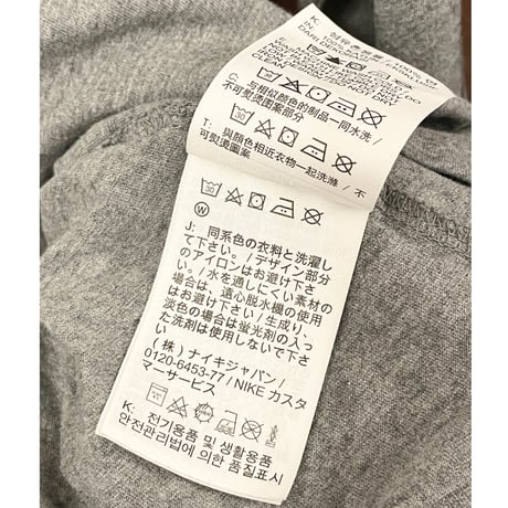 AIR JORDAN 長袖プリントTシャツ グレー Lサイズ