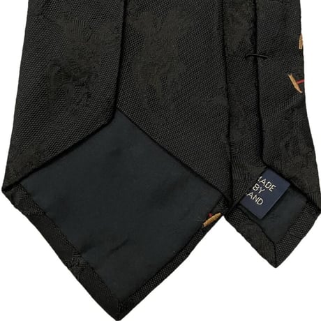 Ralph Lauren 90s ハンドメイドシルクネクタイ ブラック