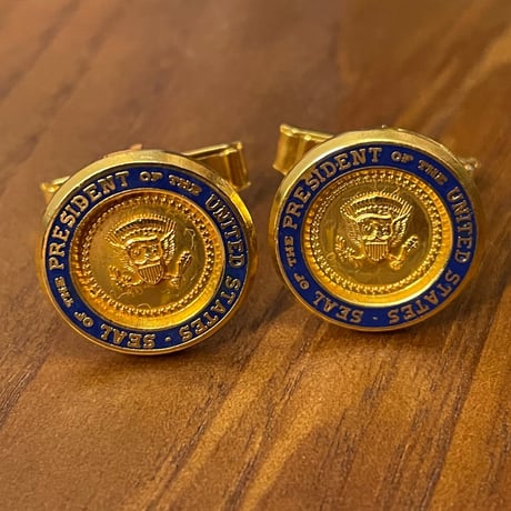 SEAL OF THE PRESIDENT OF THE UNITED STATES カフスボタン ゴールド