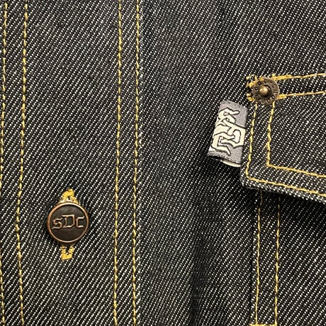 激レア SDC Snoop Dogg jeans バック刺繡入り デニムジャケット ブラック XLサイズ