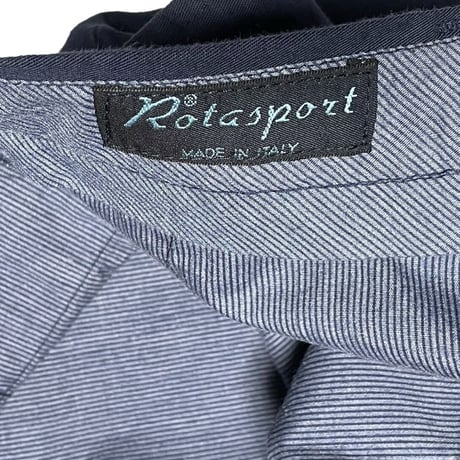 【ユナイテッドアローズ取り扱い】MADE IN ITALY製 Rotasport コットンリネンサマースラックス ネイビー 48サイズ