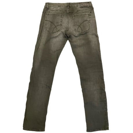 MADE IN EU製 GAS MORRISON MODEL ストレッチブラックデニムパンツ ブラック W32サイズ