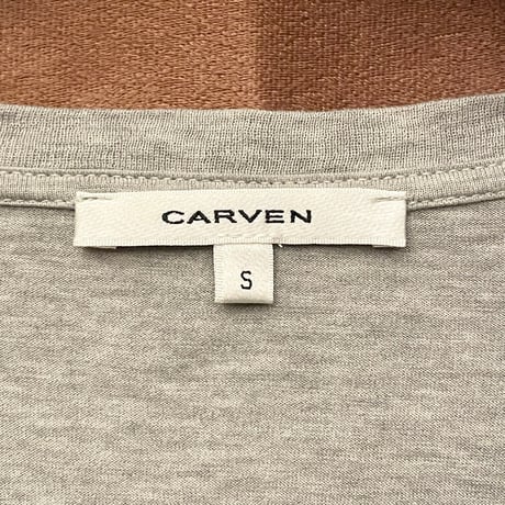 ▲訳あり商品▲ MADE IN BULGARIA製 CARVEN クルーネックTシャツ グレー Sサイズ