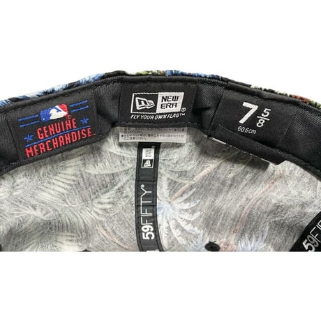 NEW ERA NEWYORK YANKEES アロハ柄キャップ ブラック 7-5/8サイズ