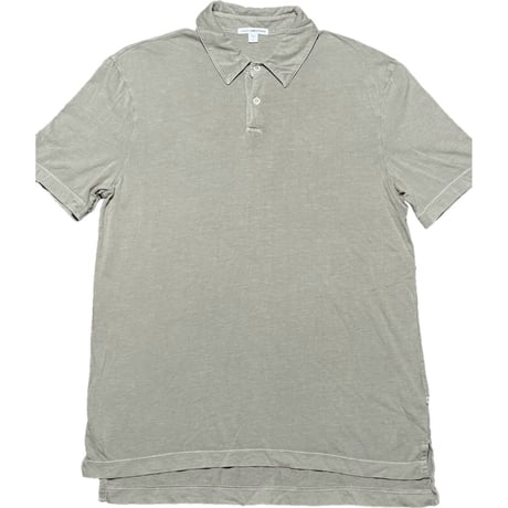 MADE IN USA製 STANDARD JAMES PERSE 半袖ポロシャツ グレー 1/Mサイズ