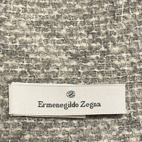 ▲訳あり商品▲ MADE IN ITALY製 Ermenegildo Zegna カシミヤ100%マフラー グレー