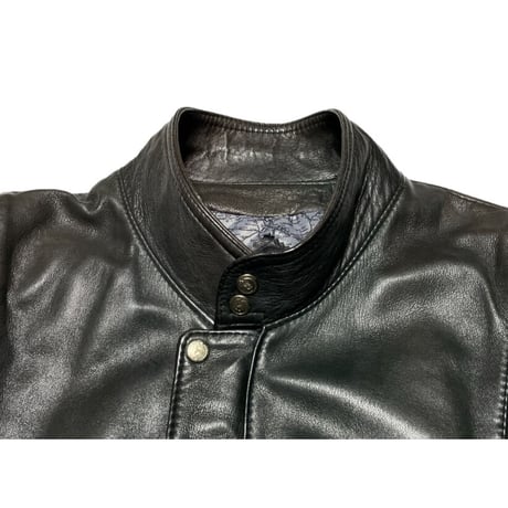 US DeluxeLeather paris ラムレザージャケット ダークブラウン 36サイズ