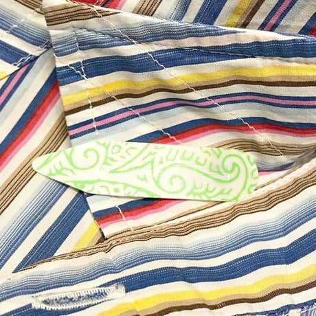 MADE IN ITALY製 ETRO 長袖ストライプシャツ マルチカラー Lサイズ
