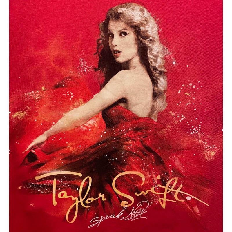 Taylor Swift Speak Now バンドTシャツ SHOOTボディ レッド Sサイ