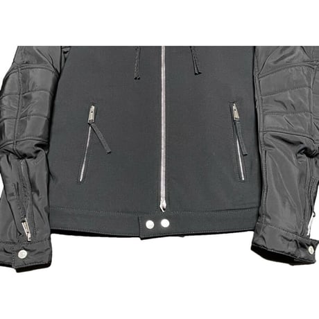 MADE IN ITALY製 DSQUARED2 SKI ライダースジャケット ブラック 50サイズ