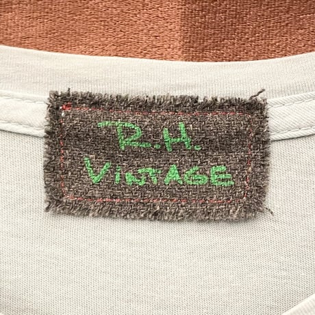 MADE IN USA製 R.H. Vintage プリントTシャツ サックスブルー Sサイズ