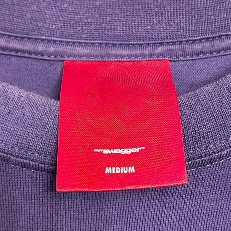 SWAGGER 2007年モデル 長袖プリントTシャツ パープル Mサイズ