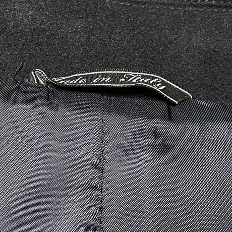▲訳あり商品▲ MADE IN ITALY製 PLUVEX ヴァージンウールPコート ネイビー 50サイズ