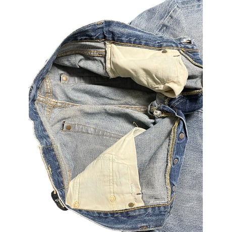 ▲訳あり商品▲ 希少 MADE IN USA 555 バレンシア工場製 LEVI'S 501XX BIGE 復刻デニムパンツ ライトインディゴ W29×L36